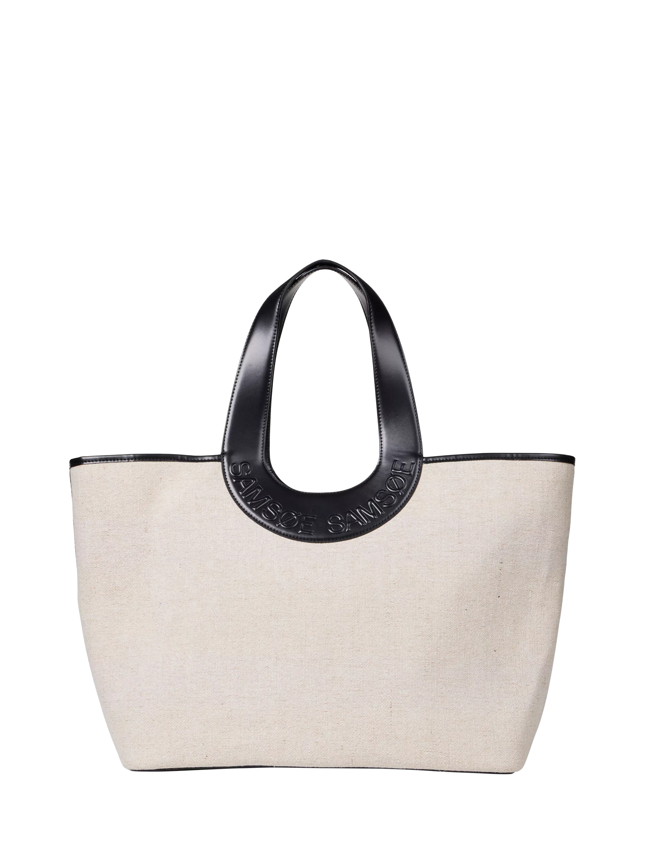 Samsøe Samsøe Saberta beach tote bag bone white (British brand)