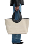 Samsøe Samsøe Saberta beach tote bag bone white (British brand)