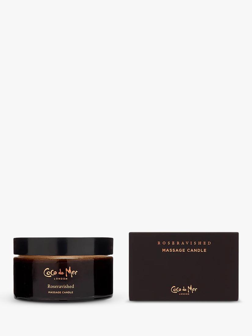Coco de Mer Roseravished massage candle - British product