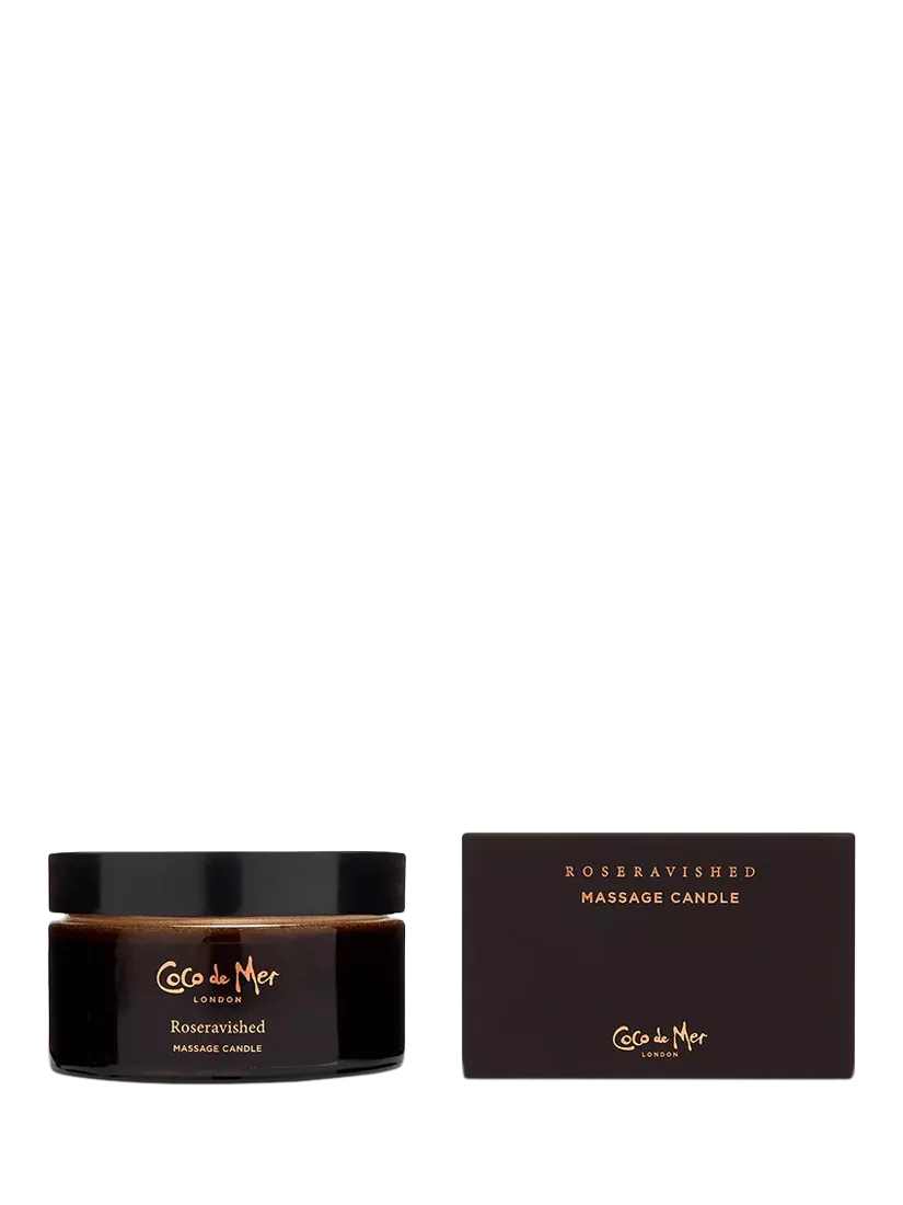 Coco de Mer Roseravished massage candle - British product