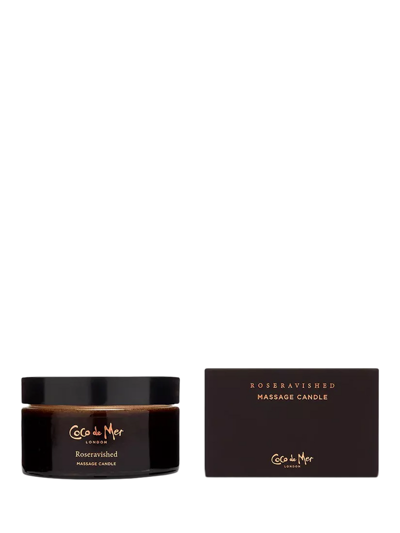 Coco de Mer Roseravished massage candle - British product