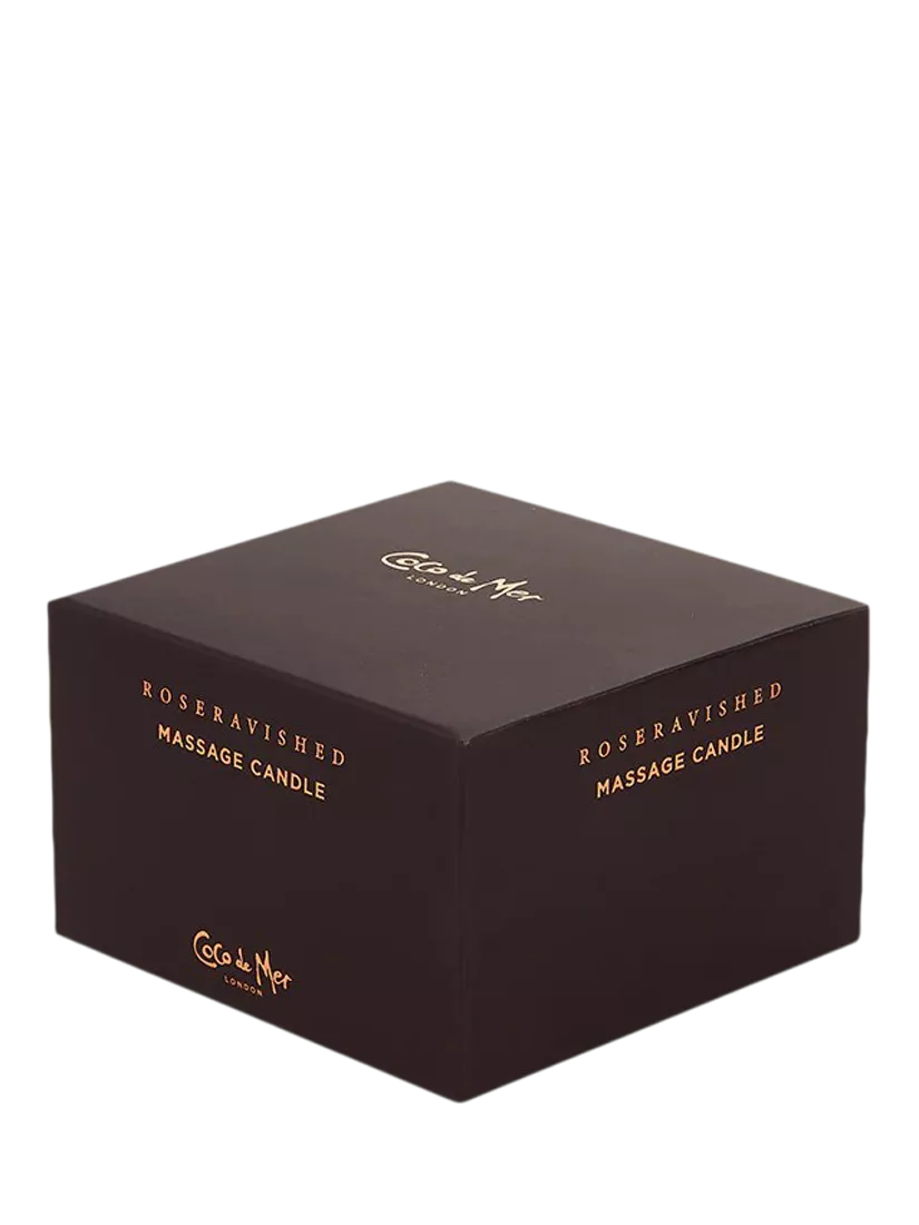 Coco de Mer Roseravished massage candle - British product