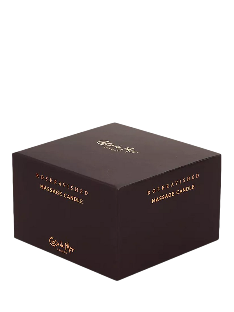 Coco de Mer Roseravished massage candle - British product