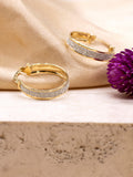 IBB 9ct yellow gold creole hoop earrings, imported from the UK