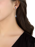 IBB cubic zirconia teardrop earrings, UK version