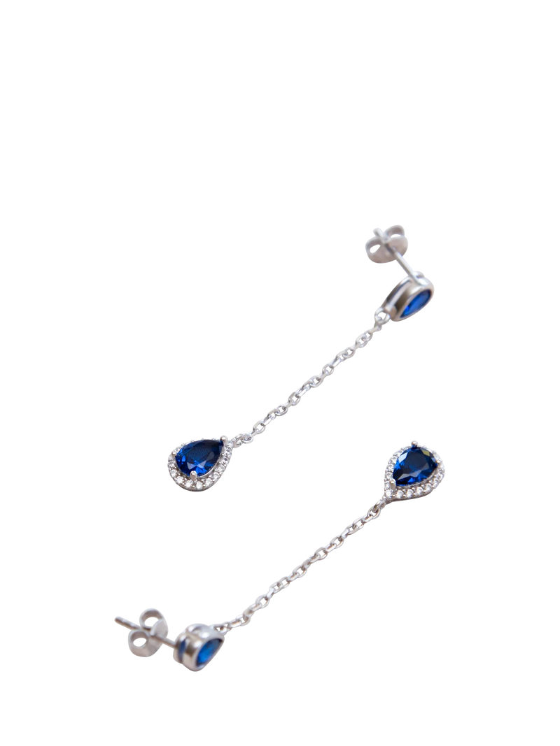 IBB cubic zirconia teardrop earrings, UK version