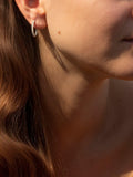 IBB sterling silver cubic zirconia earrings (British brand)
