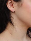 IBB sterling silver medium hoop earrings 10mm, UK version