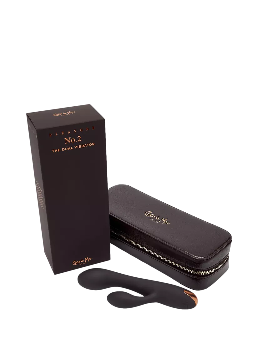 Coco de Mer dual vibrator Pleasure No.2 - British product