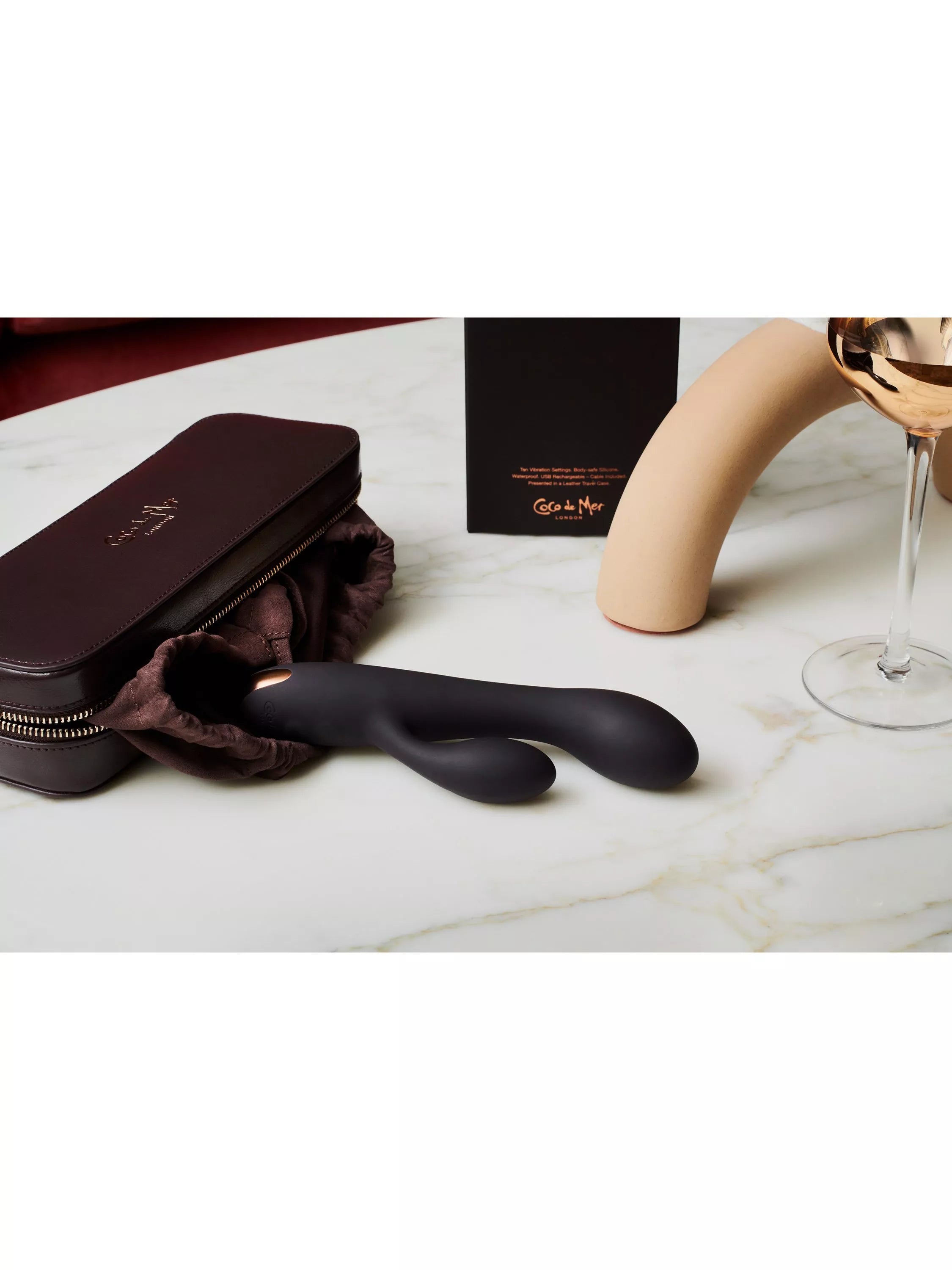 Coco de Mer dual vibrator Pleasure No.2 - British product