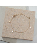 IBB 9ct yellow gold heart charm bracelet, UK version