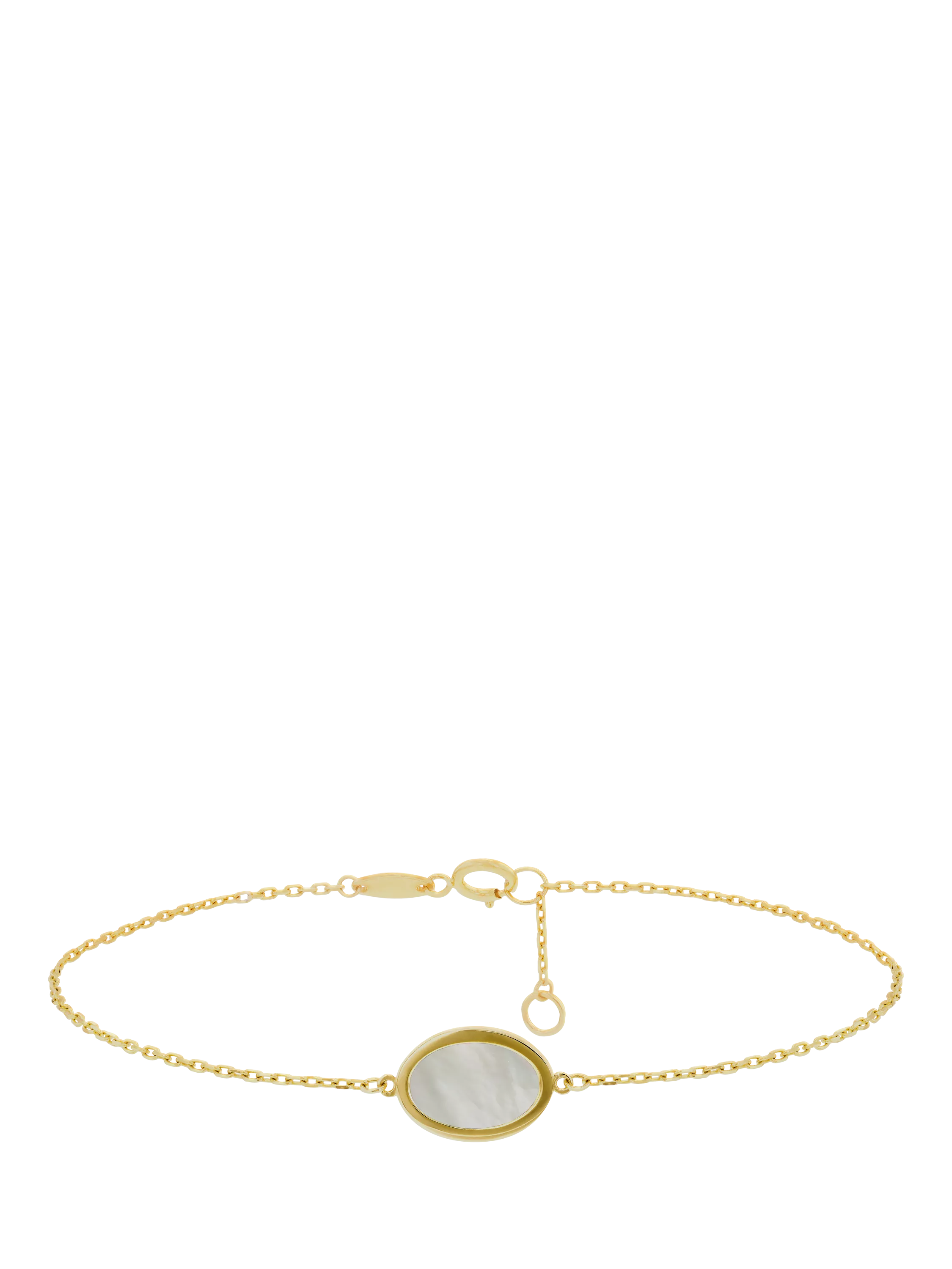 IBB mother of pearl bracelet adjustable 18-19cm (British brand)