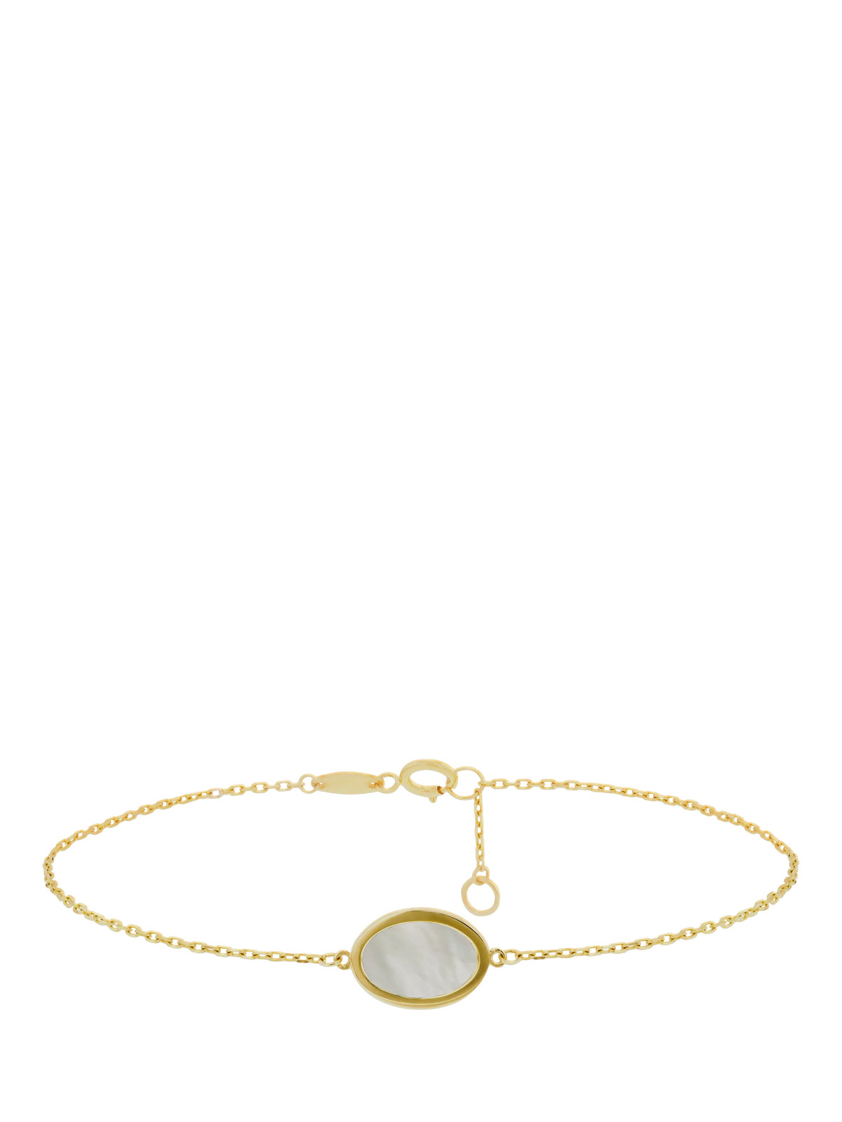 IBB mother of pearl bracelet adjustable 18-19cm (British brand)