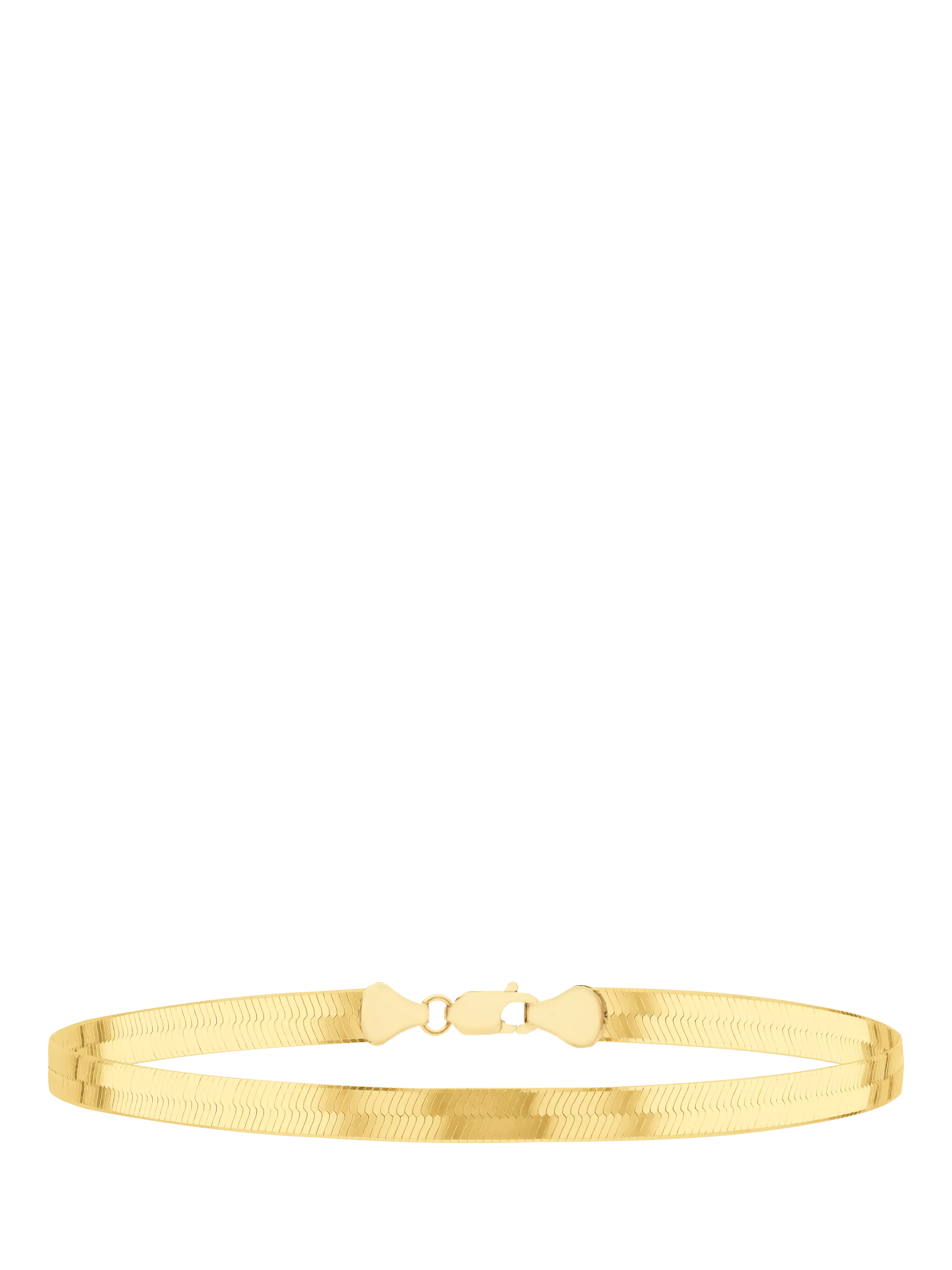 IBB triple herringbone bracelet gold plated, UK version