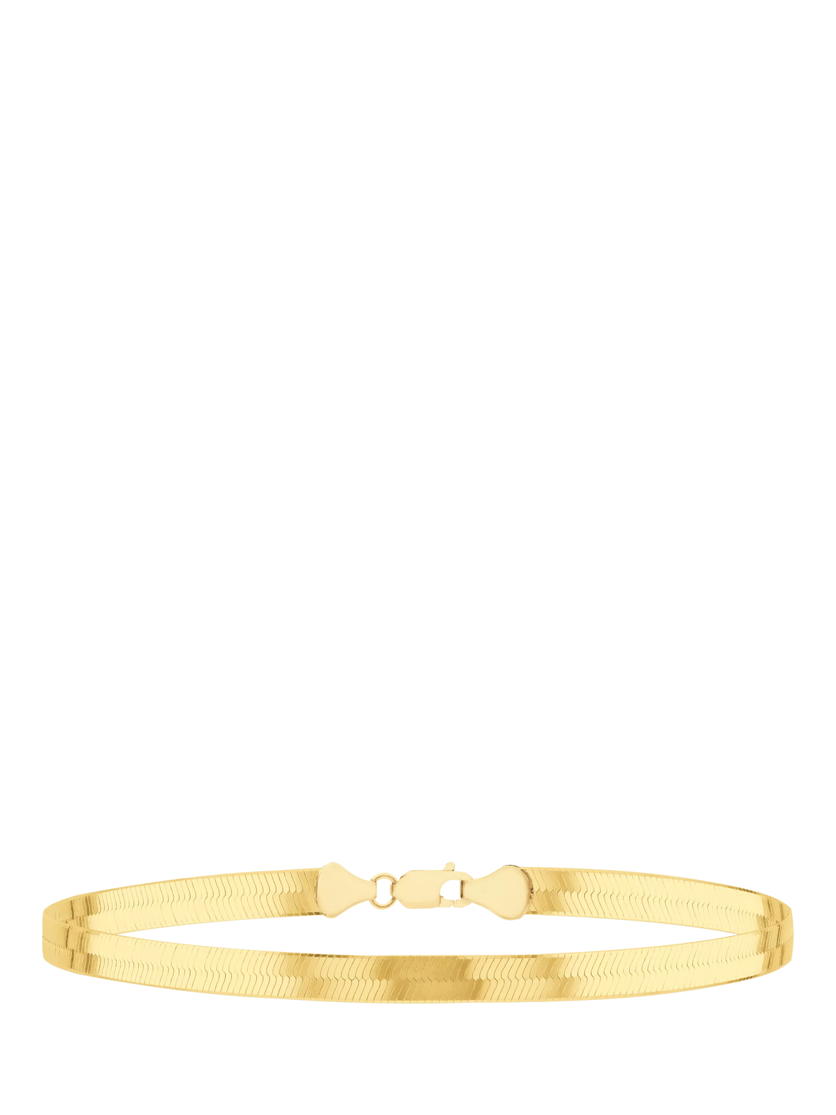 IBB triple herringbone bracelet gold plated, UK version