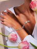 IBB sterling silver oval belcher bracelet, imported from the UK