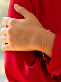 IBB sterling silver oval belcher bracelet 18cm, imported from the UK