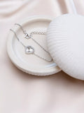 IBB rainbow heart pendant bracelet 16-19cm (British brand)