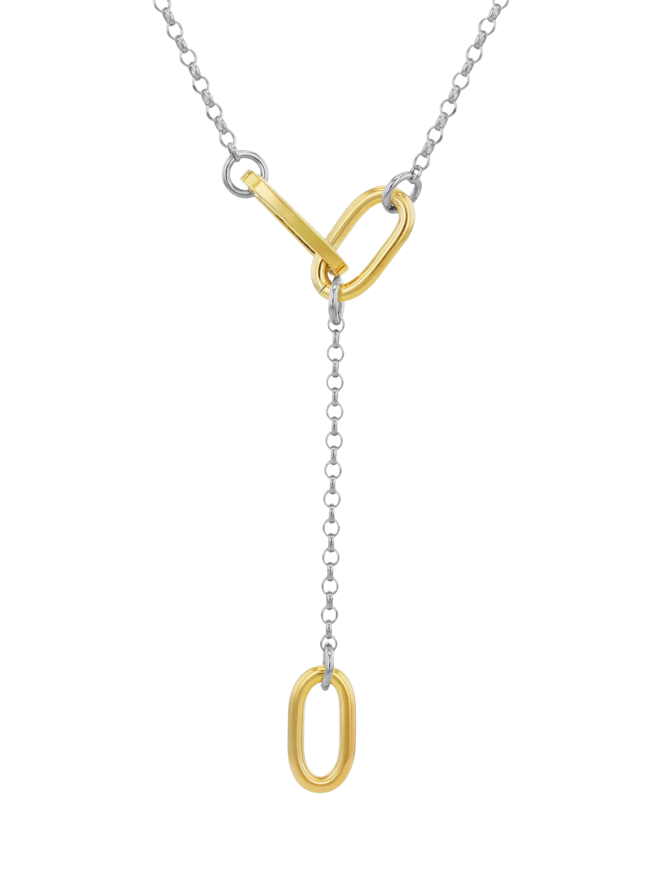 IBB paper link drop necklace 43-46cm (British brand)
