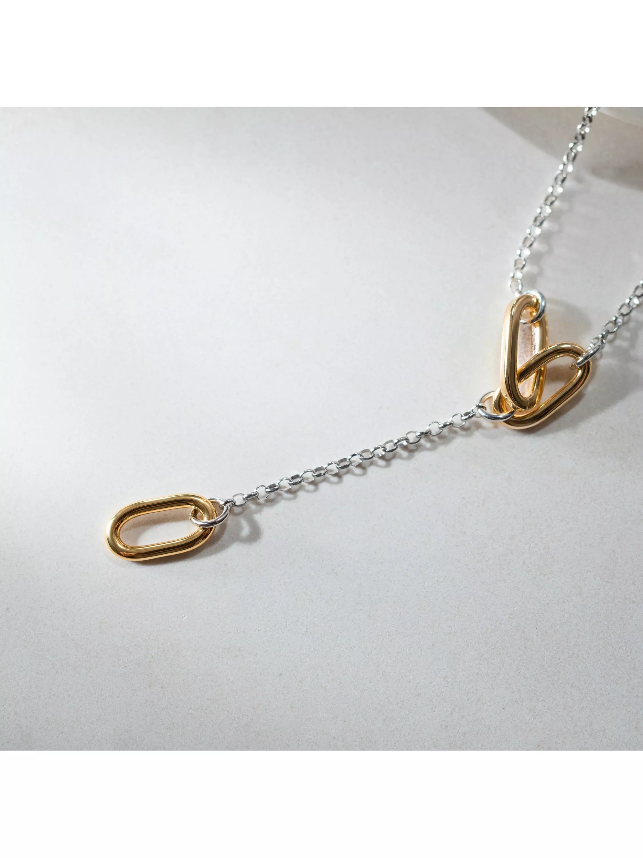 IBB paper link drop necklace 43-46cm (British brand)