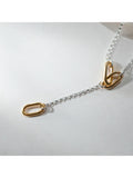 IBB paper link drop necklace 43-46cm (British brand)