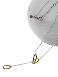 IBB paper link drop necklace 43-46cm (British brand)