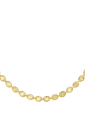 IBB starburst oval disc chain necklace gold, imported from the UK