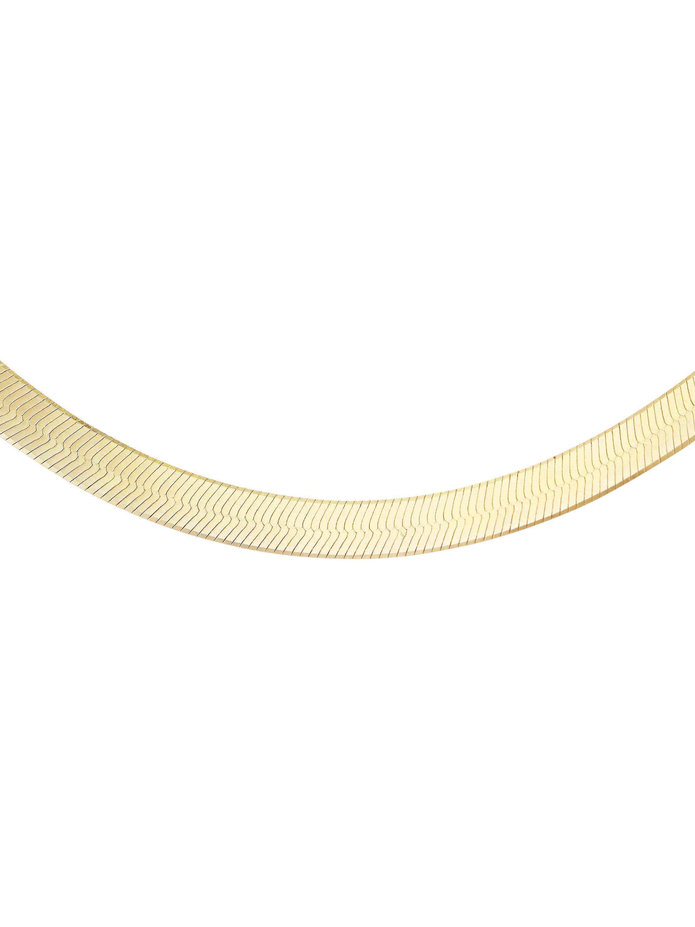 IBB triple herringbone gold necklace 41cm, imported from the UK