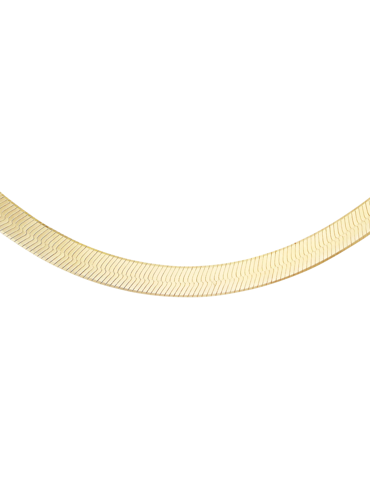 IBB triple herringbone gold necklace 41cm, imported from the UK