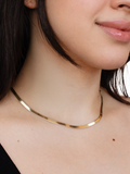IBB triple herringbone gold necklace 41cm, imported from the UK