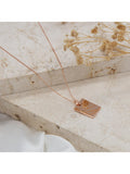 IBB dog tag necklace rose gold personalised - British product