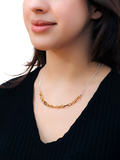IBB two tone paper link curb chain 43-46cm (British brand)