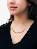 IBB two tone paper link curb chain 43-46cm (British brand)