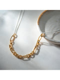IBB two tone paper link curb chain 43-46cm (British brand)