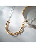 IBB two tone paper link curb chain 43-46cm (British brand)