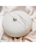 IBB sterling silver puff heart necklace (British brand)