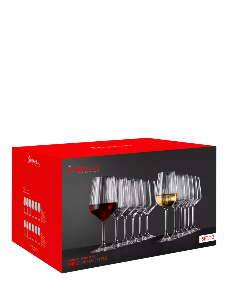 Spiegelau Lifestyle wine glasses 12 pack 630ml, UK version