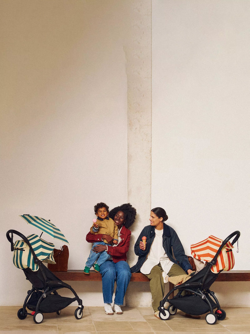 Stokke YOYO³ Riviera 6+ colour pack seat and canopy, imported from the UK