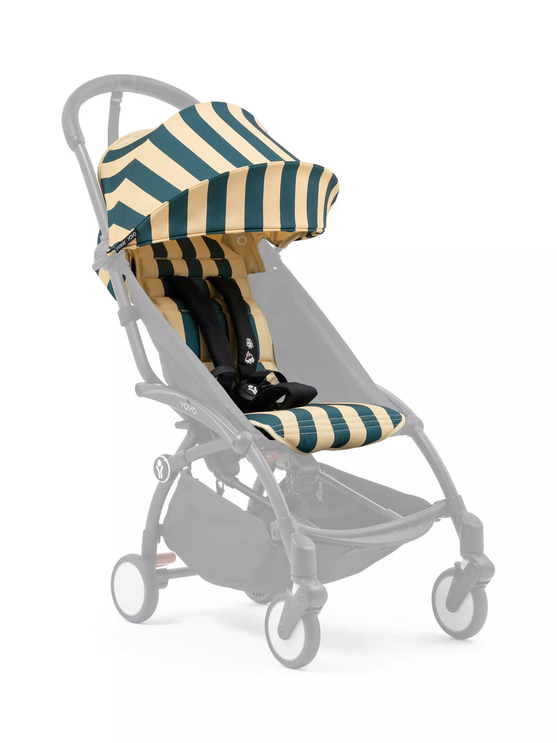 Stokke YOYO³ Riviera 6+ Colour Pack, Seat & Canopy, Monaco