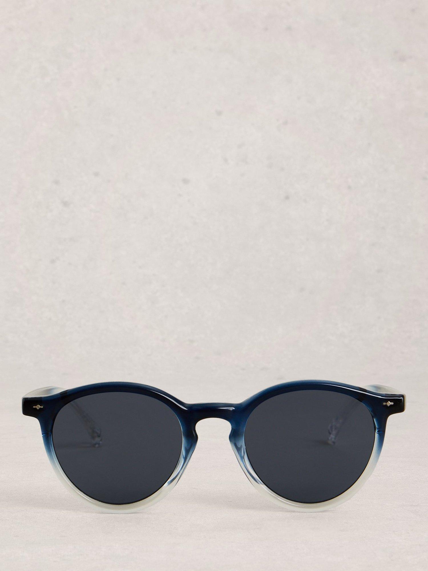 White Stuff round sunglasses blue - British product