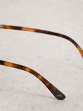 White Stuff round orange sunglasses with case, UK version