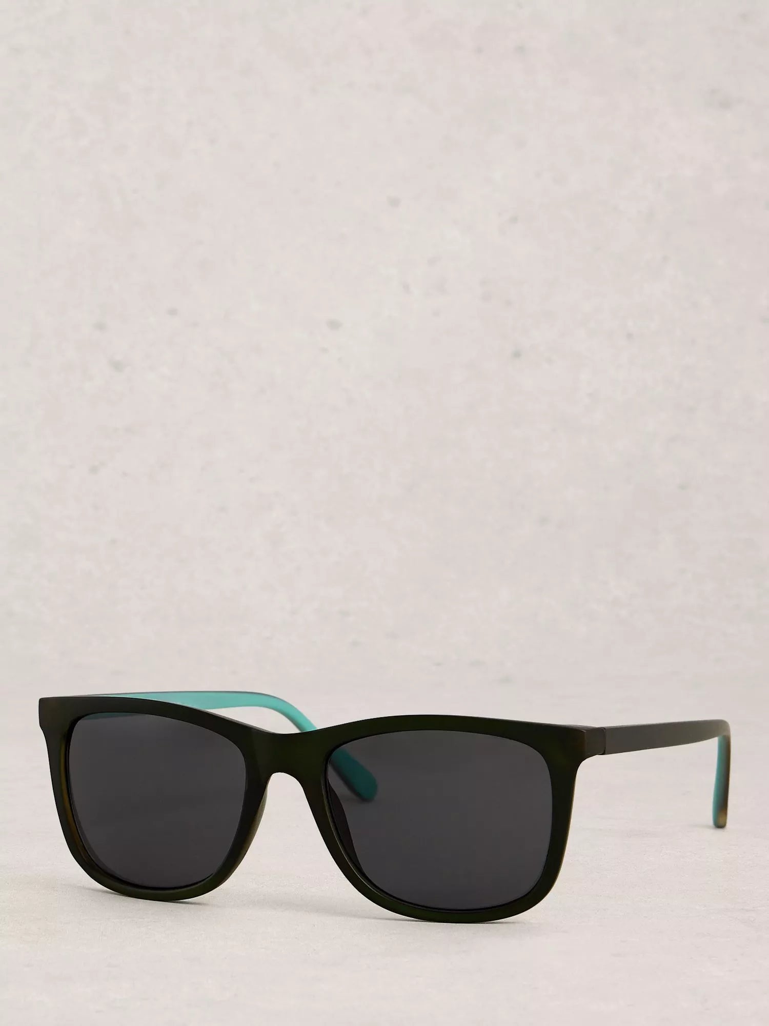 White Stuff Wayfarer sunglasses black recycled polycarbonate - British product