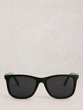 White Stuff Wayfarer sunglasses black recycled polycarbonate - British product