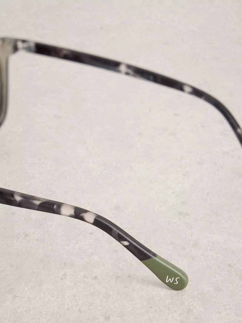 White Stuff Wayfarer sunglasses Black/Multi (British brand)