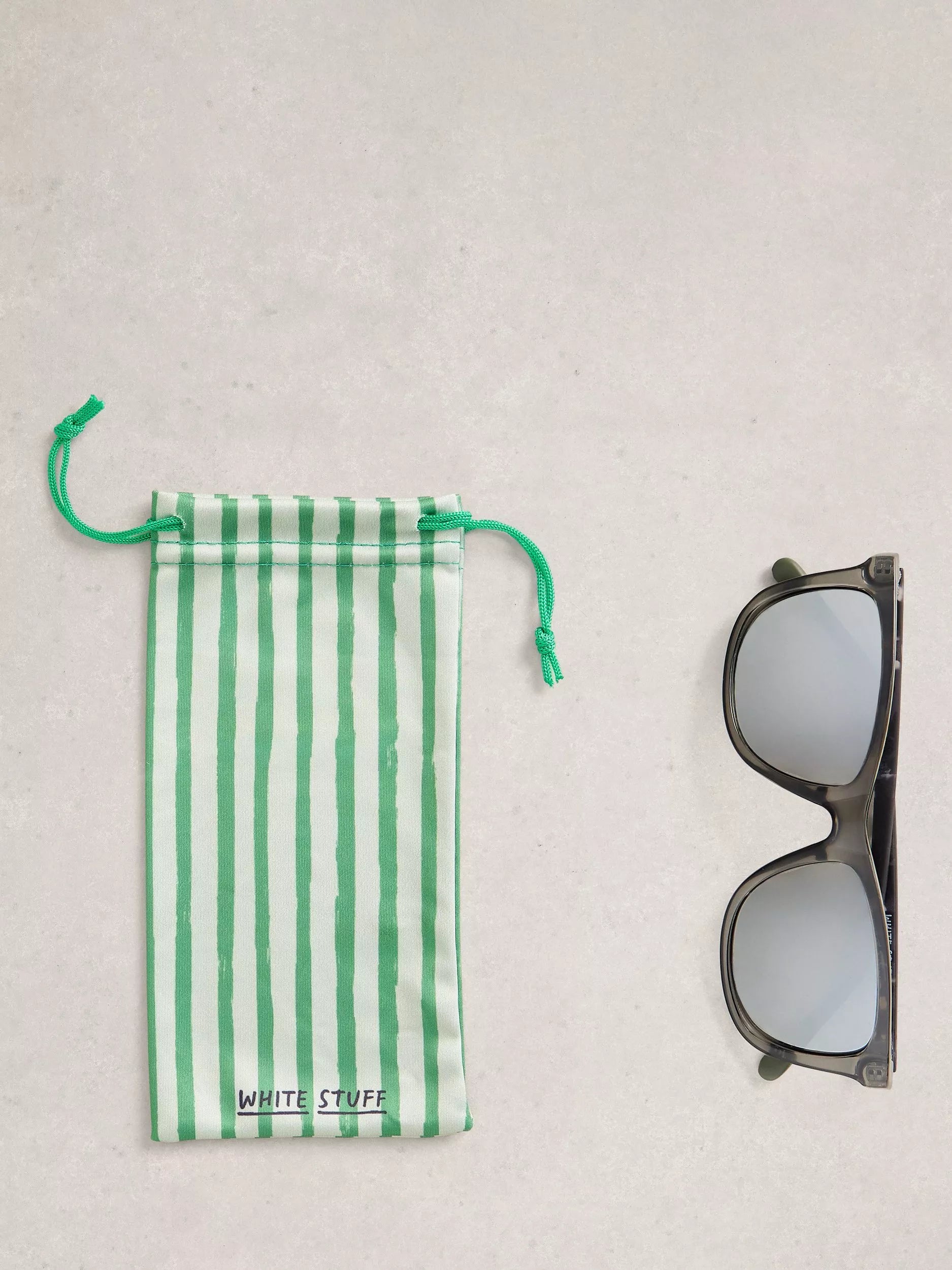 White Stuff Wayfarer sunglasses Black/Multi (British brand)