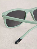 White Stuff Wayfarer sunglasses green, imported from the UK