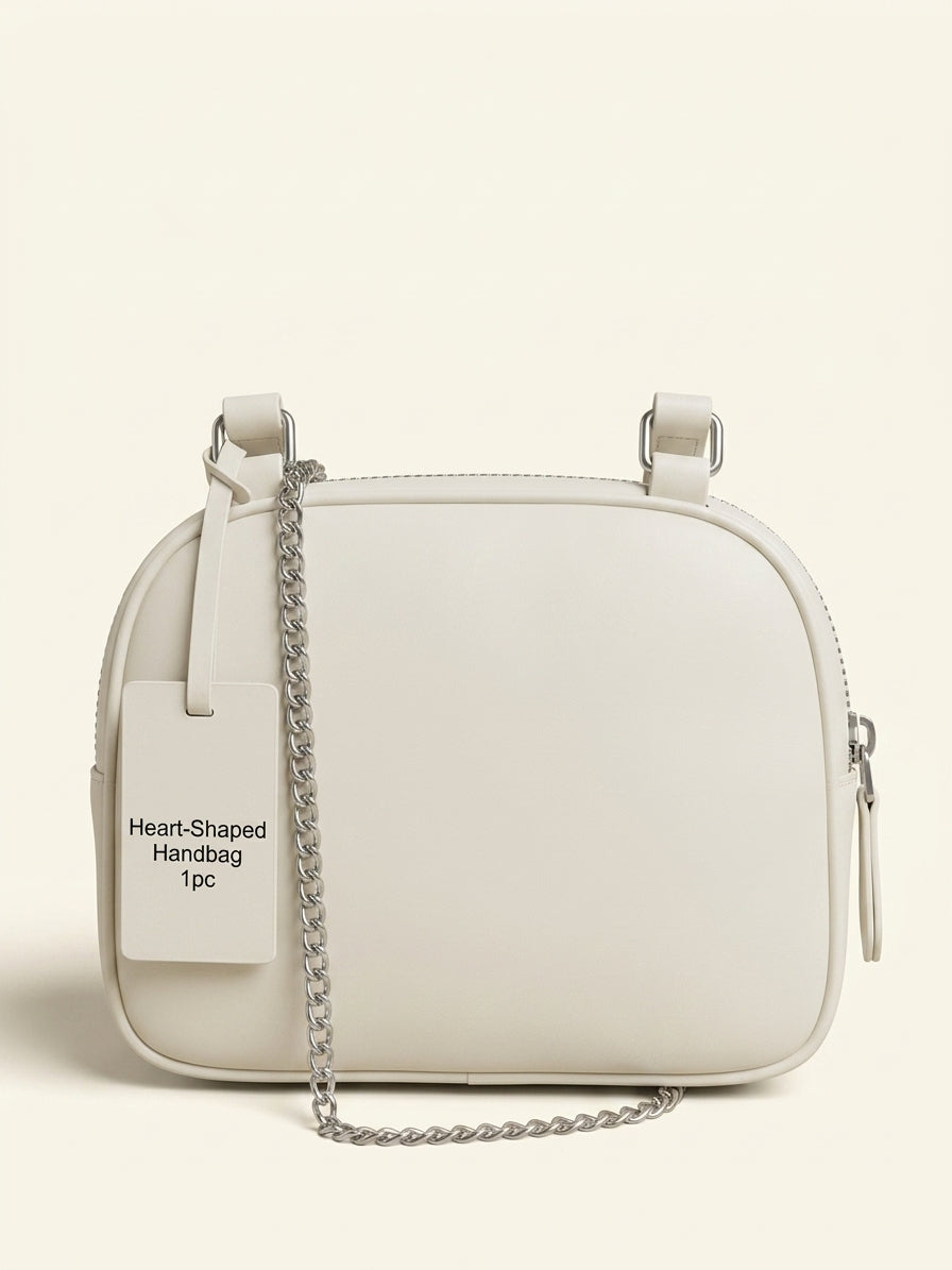 Vivienne Westwood heart crossbody bag in coral croc leather (British brand)