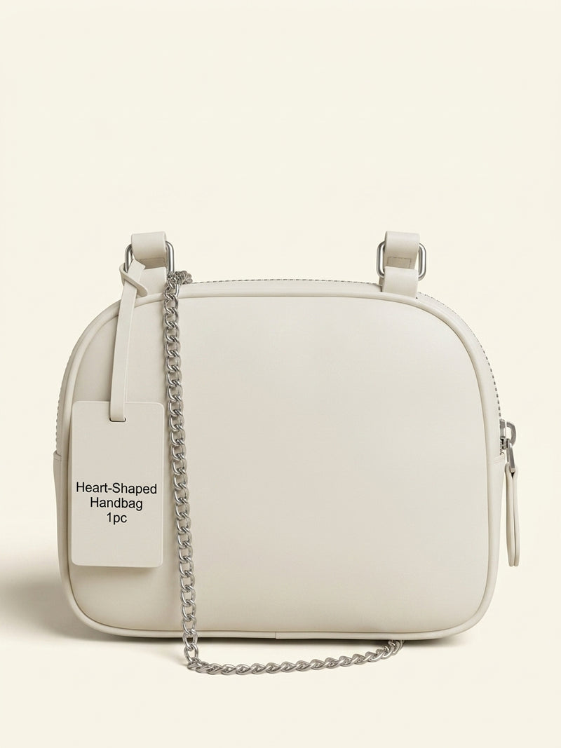 Vivienne Westwood heart crossbody bag in coral croc leather (British brand)