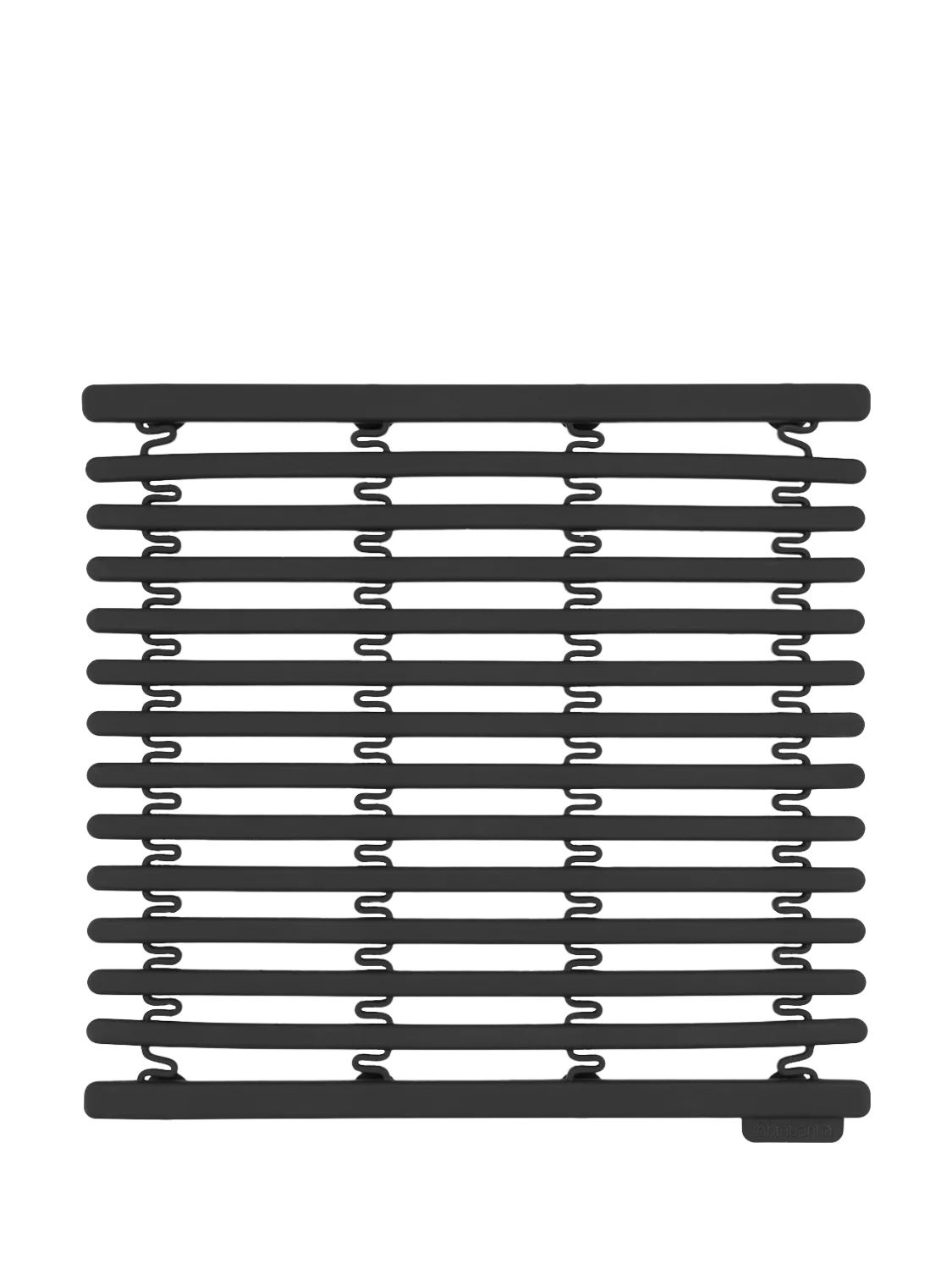 Brabantia sink mat dark grey 30x1.5x30cm, imported from the UK