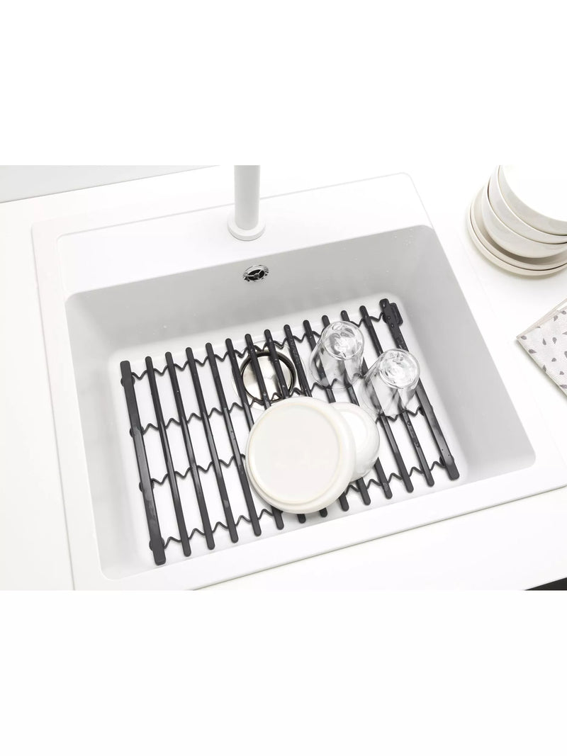 Brabantia sink mat dark grey 30x1.5x30cm, imported from the UK